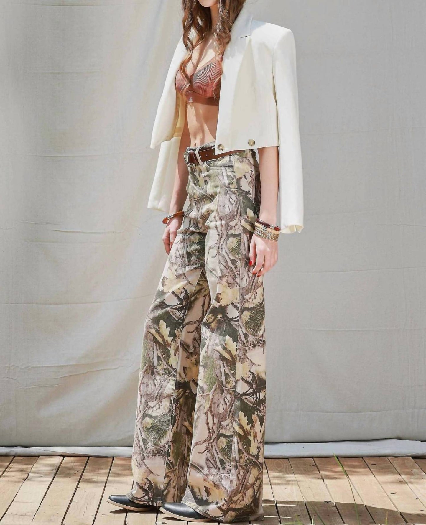 High-rise Wide Leg Jeans