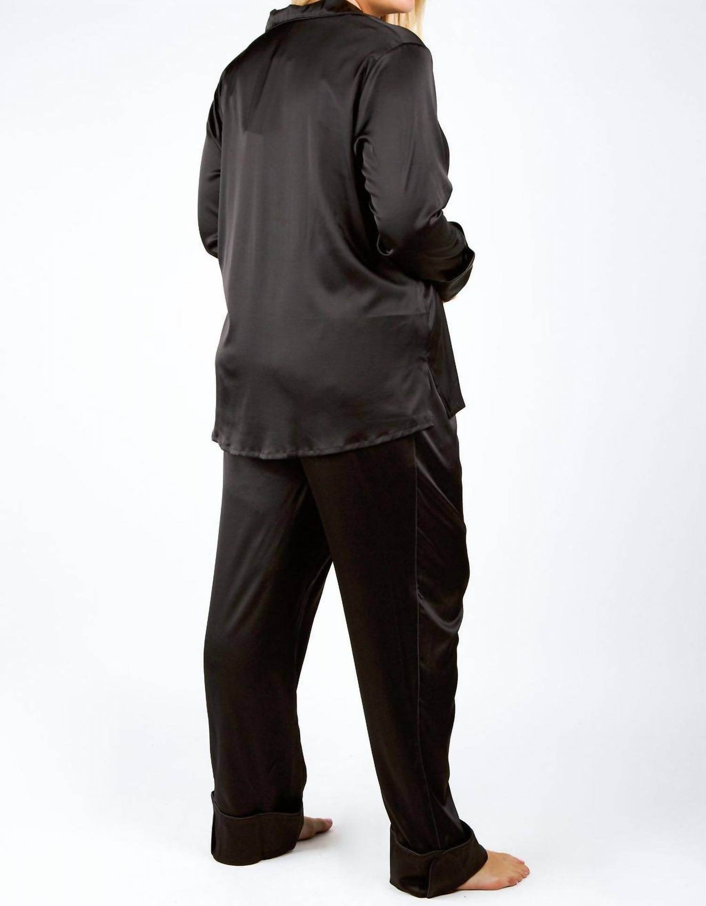 ISAYES - Silk Pajama Set - Plus - Rack Hunt -