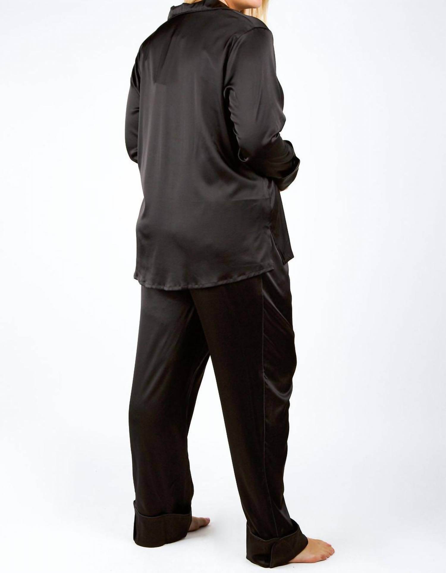 ISAYES - Silk Pajama Set - Plus - Rack Hunt -