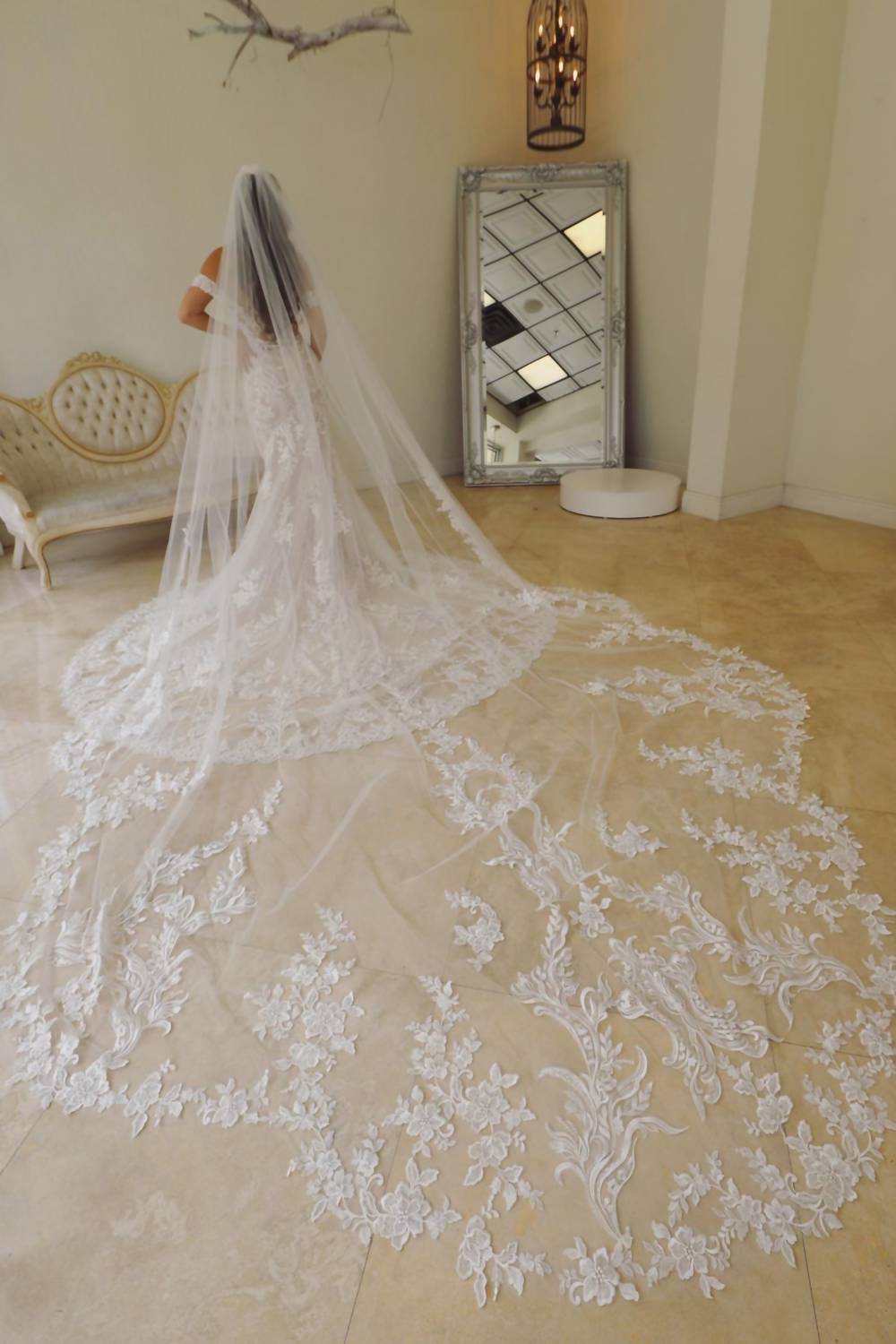 Ivoire by Kitty Chen - Madeline Lace Fit And Flare Gown - Rack Hunt