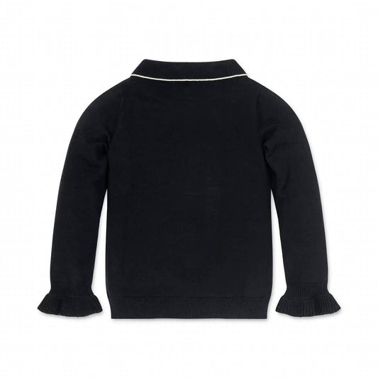 Hope & Henry - Ruffle Cuff Collar Sweater - Rack Hunt -