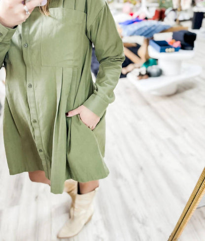 Olivia Button Down Dress