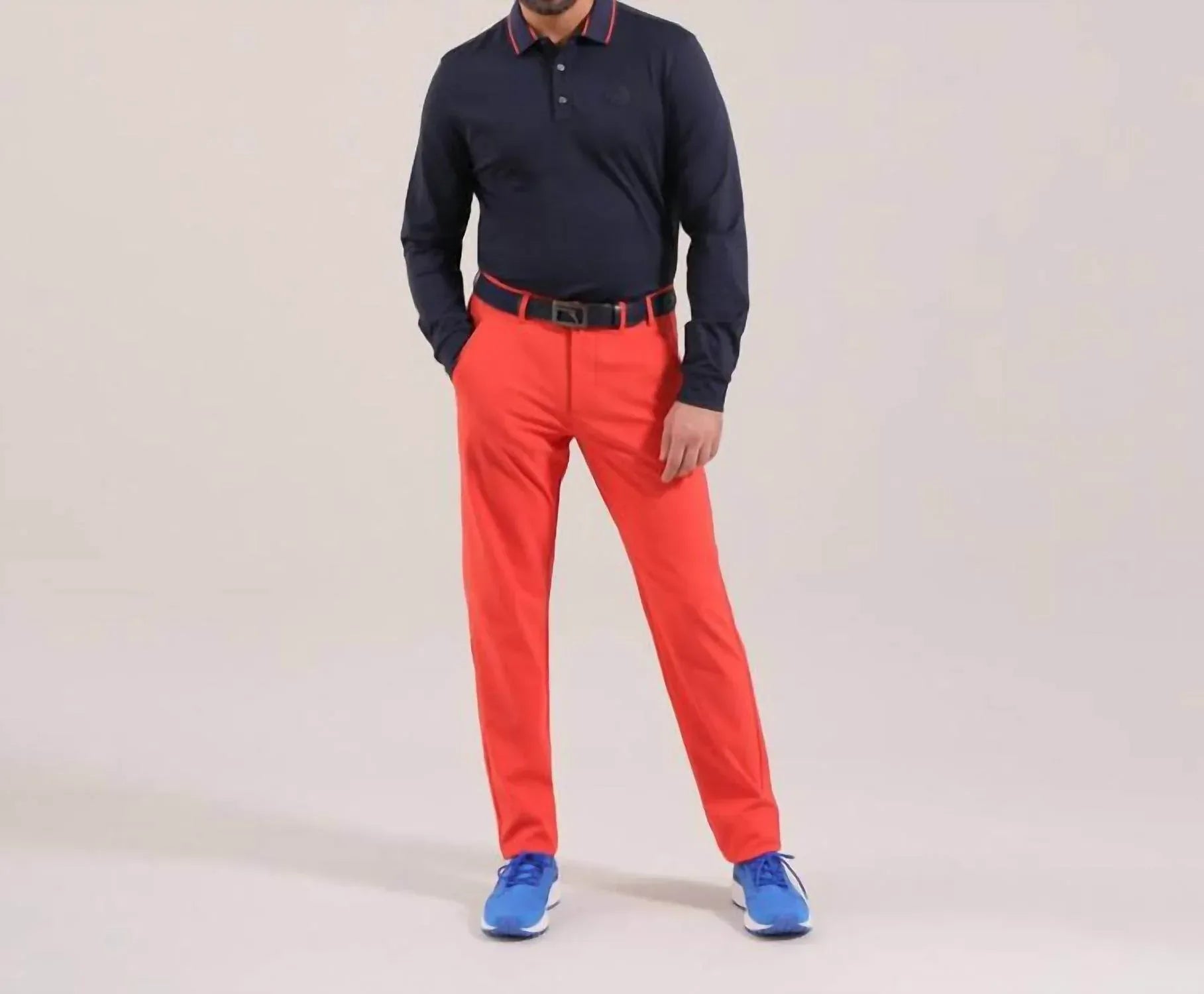 Chervò USA - Men's Annuncio Long Sleeve Thermal Polo - Rack Hunt