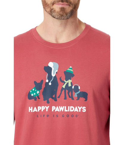 Happy Pawliday Pups Long Sleeve Shirt