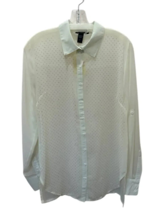 Rain - Women's Sheer With Dots Blouse - Rack Hunt