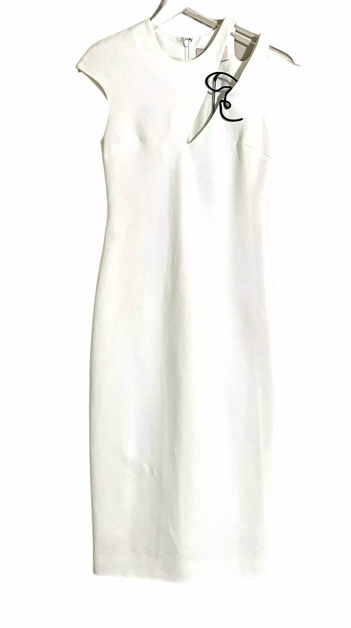 Cushnie et Ochs - CAP SLEEVE TWIST CUTOUT PENCIL DRESS - Rack Hunt -