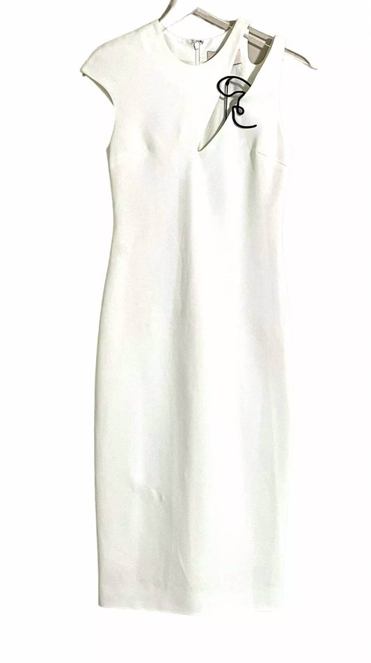 Cushnie et Ochs - CAP SLEEVE TWIST CUTOUT PENCIL DRESS - Rack Hunt -