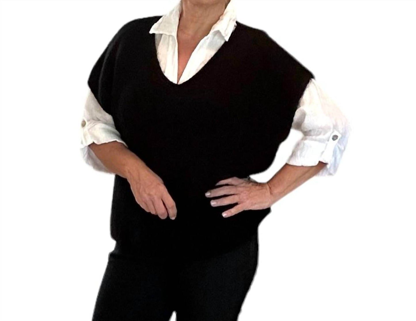 Joyna - Soft Alpaca V-neck Sweater - Rack Hunt -