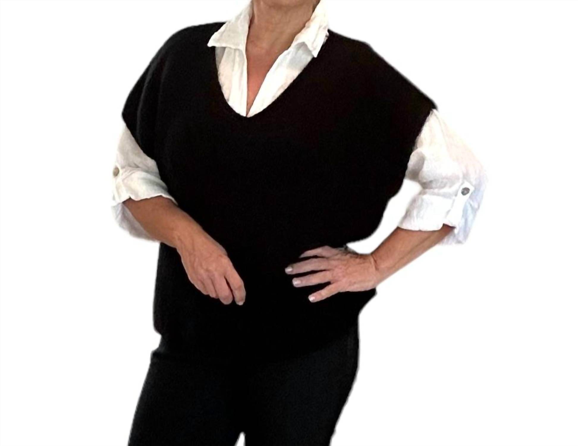 Joyna - Soft Alpaca V-neck Sweater - Rack Hunt -