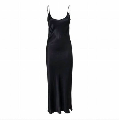 Kelly Stretch Silk Slip Dress