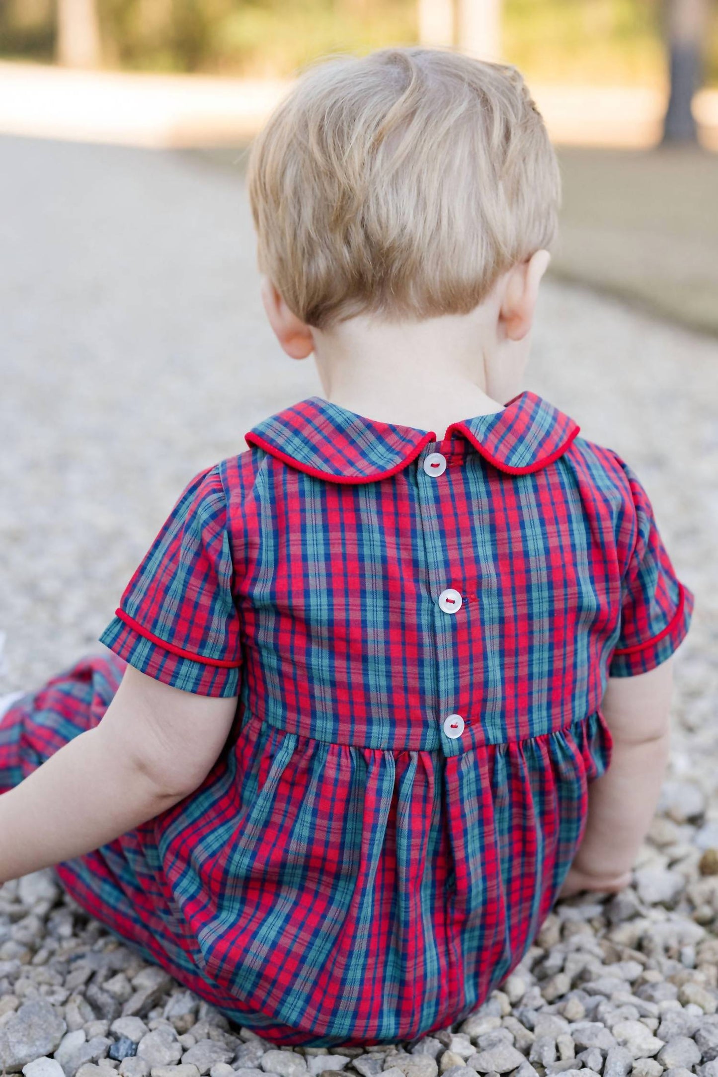 Boys James Long Bubble Romper
