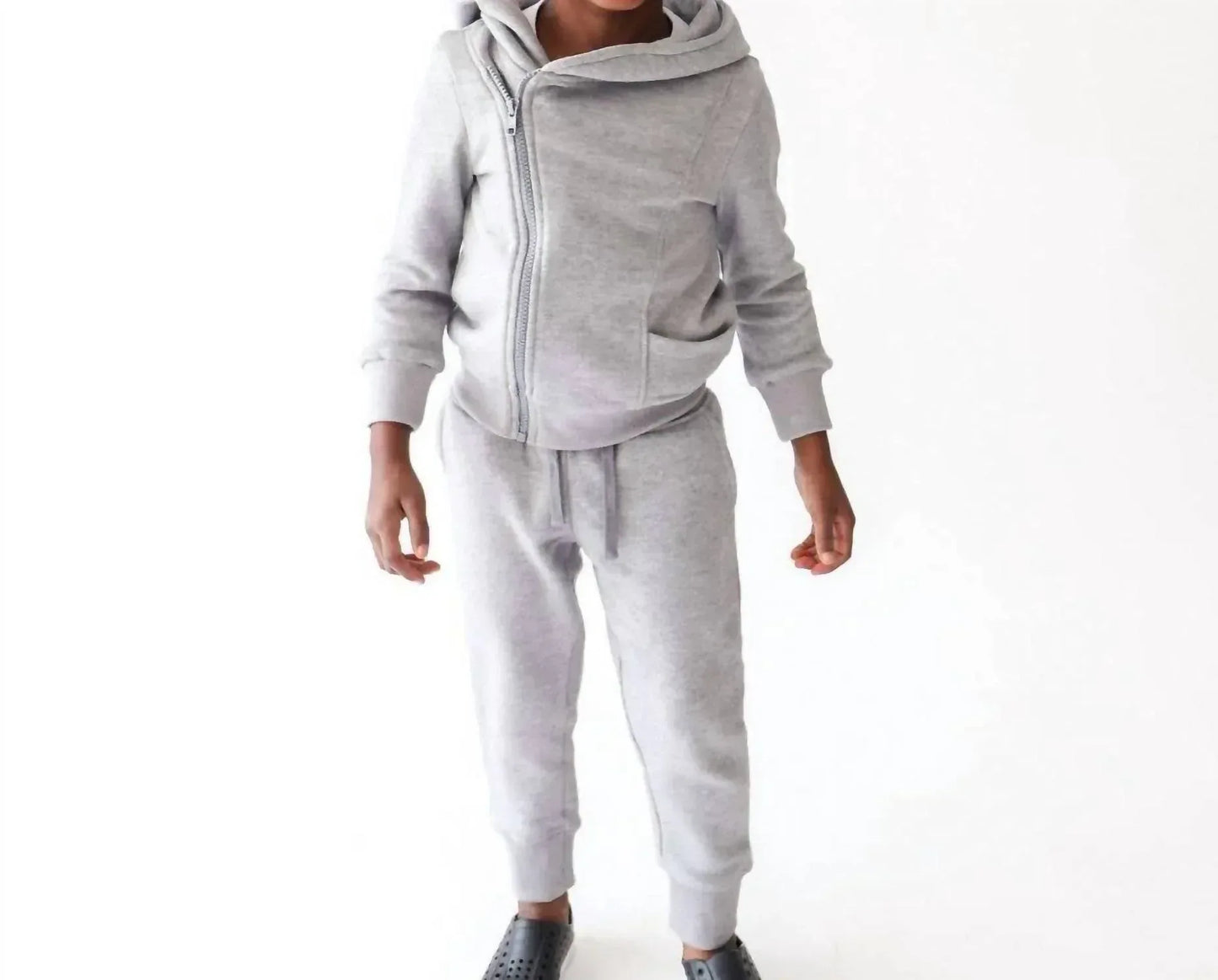 TiNY TRENDSETTER - Kid's Asymmetrical Zip Hoodie - Rack Hunt
