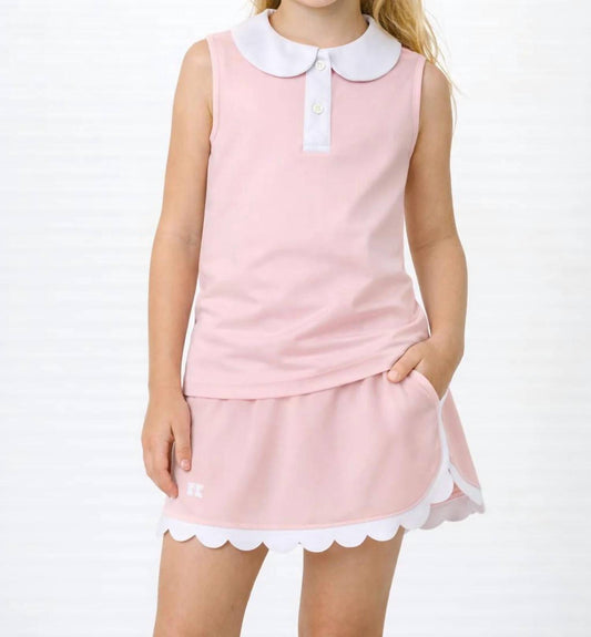 Scalloped Trim Skort