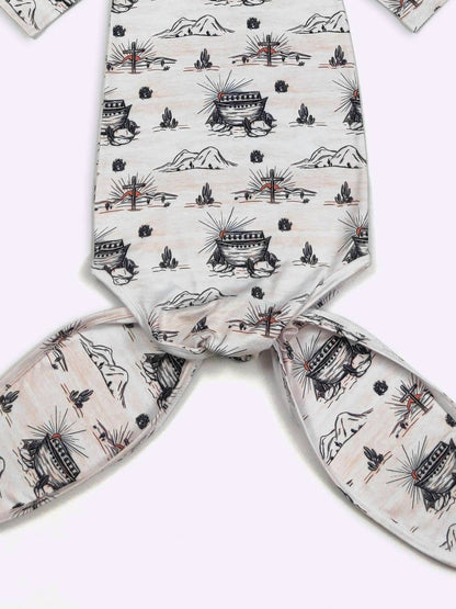Kid's Sunrise On The Ark Knotted Gown
