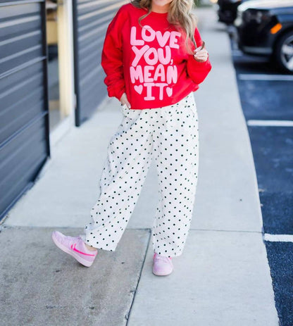 Love You Long Sleeve Sweatshirt