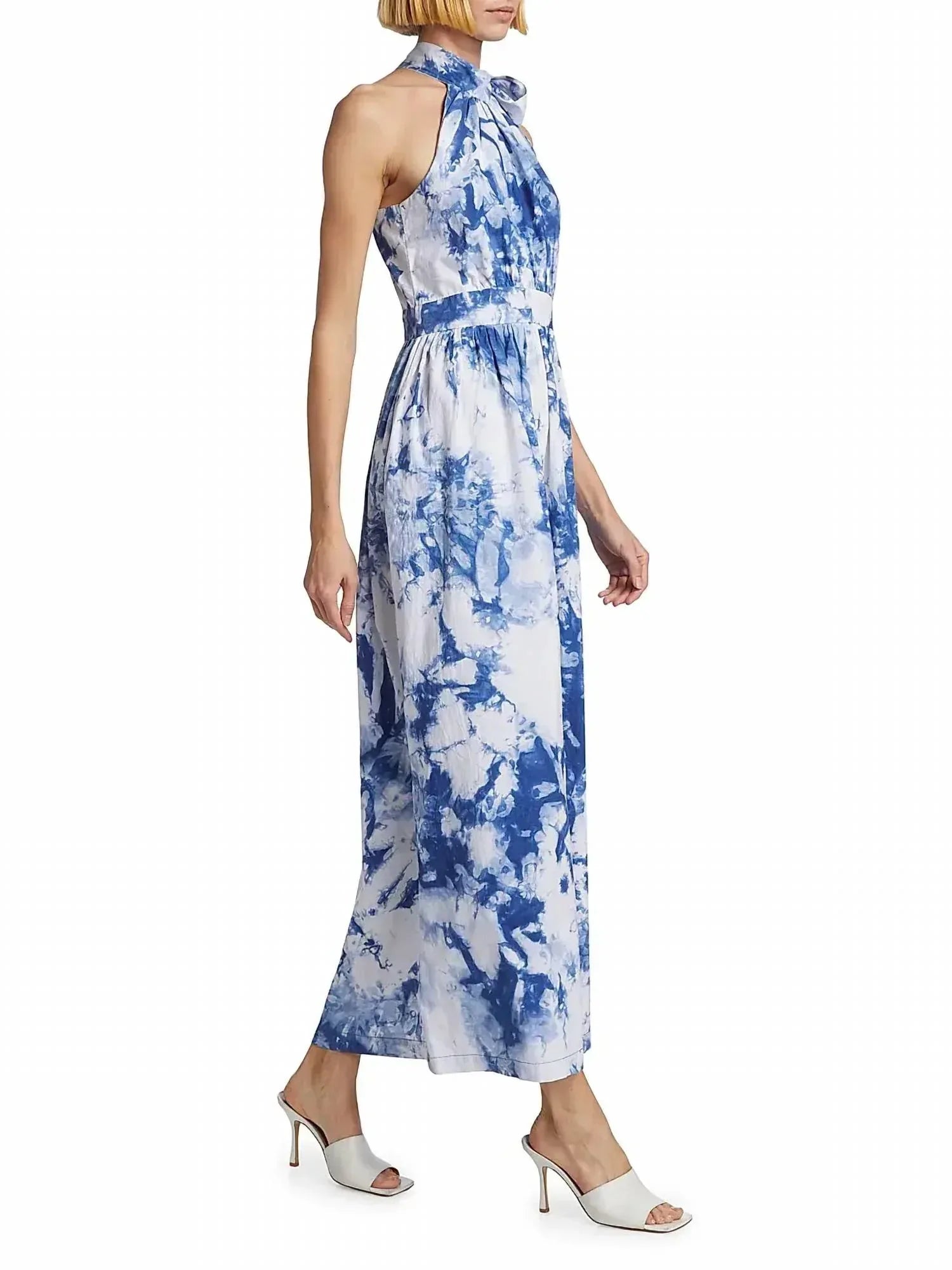 Busayo - Folarin Halter Tie-dyed Maxi Dress - Rack Hunt