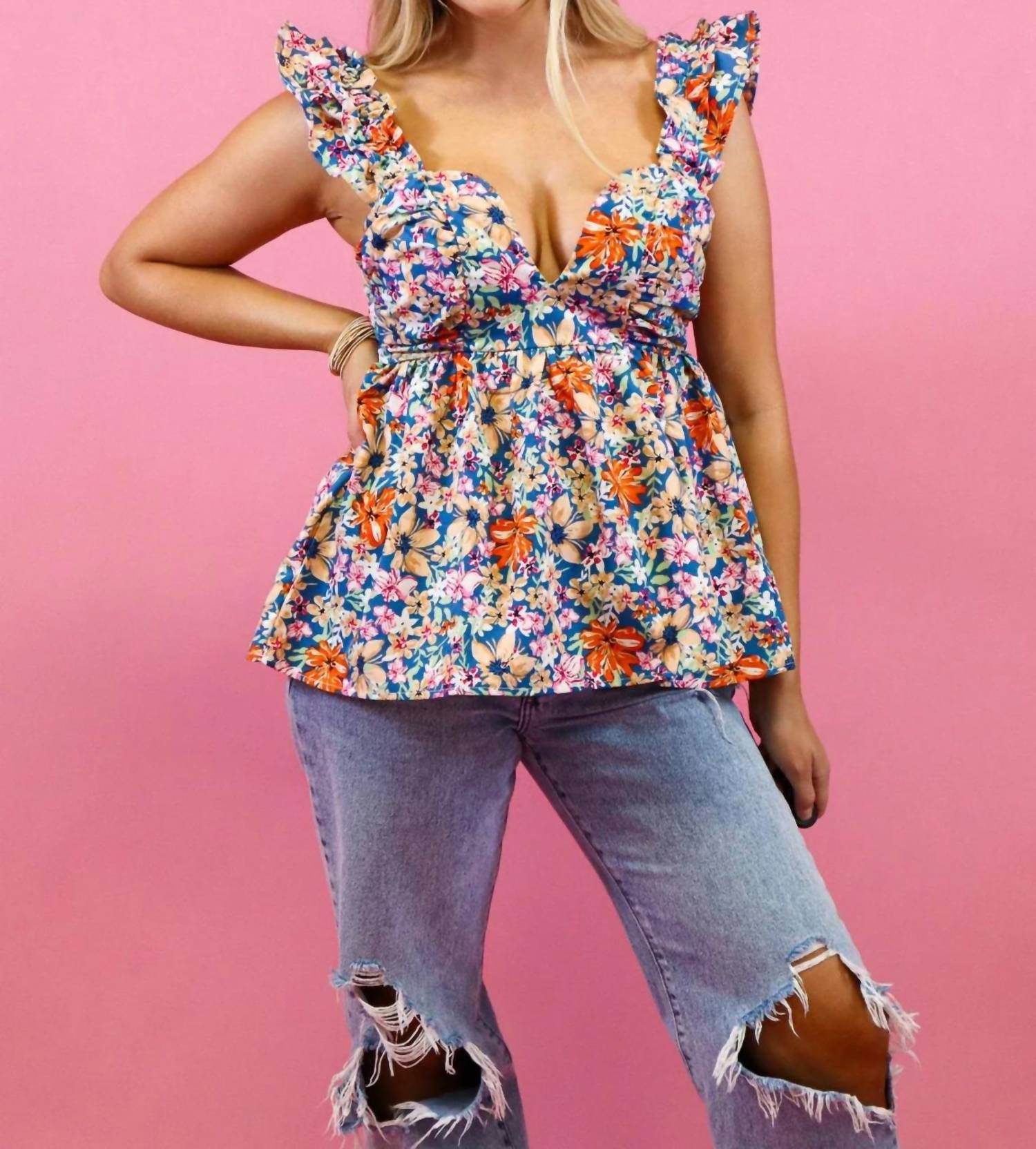 Willows - Sweetheart Peplum Top - Rack Hunt