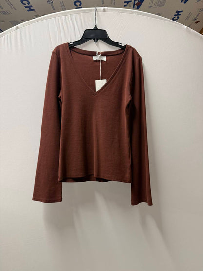 Women's Scarlett V-neck Knit Long Sleeve Top