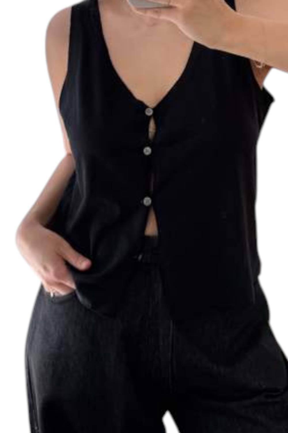 Jungmaven - Anacapa V-neck Vest - Rack Hunt -