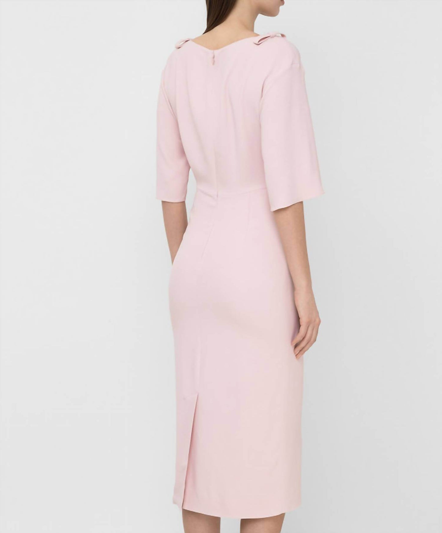 Valentino - Bow Midi Dress With Side Slit - Rack Hunt -
