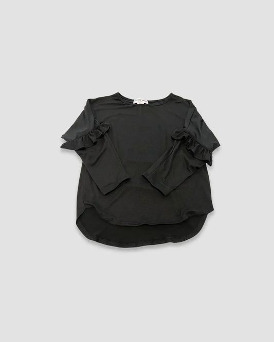 Les Tout Petits - Girl's Ruffle Sleeve Tunic Top - Rack Hunt