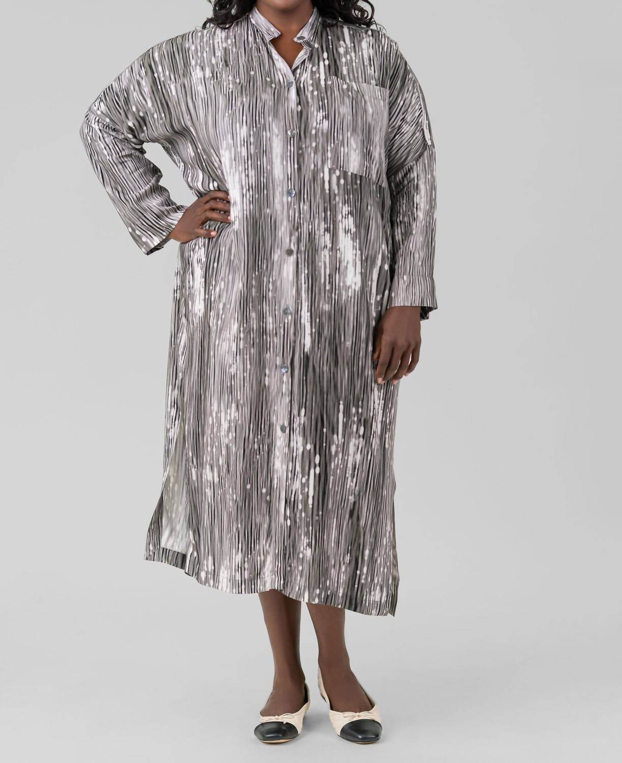 BITTE KAI RAND - Sea Viscose Shirt Dress - Plus - Rack Hunt