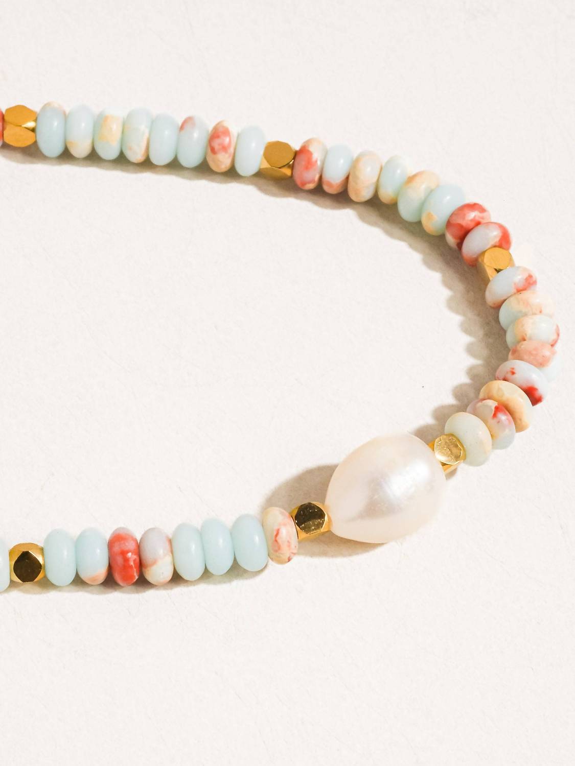 Women's Bali Beaded Pearl Necklace