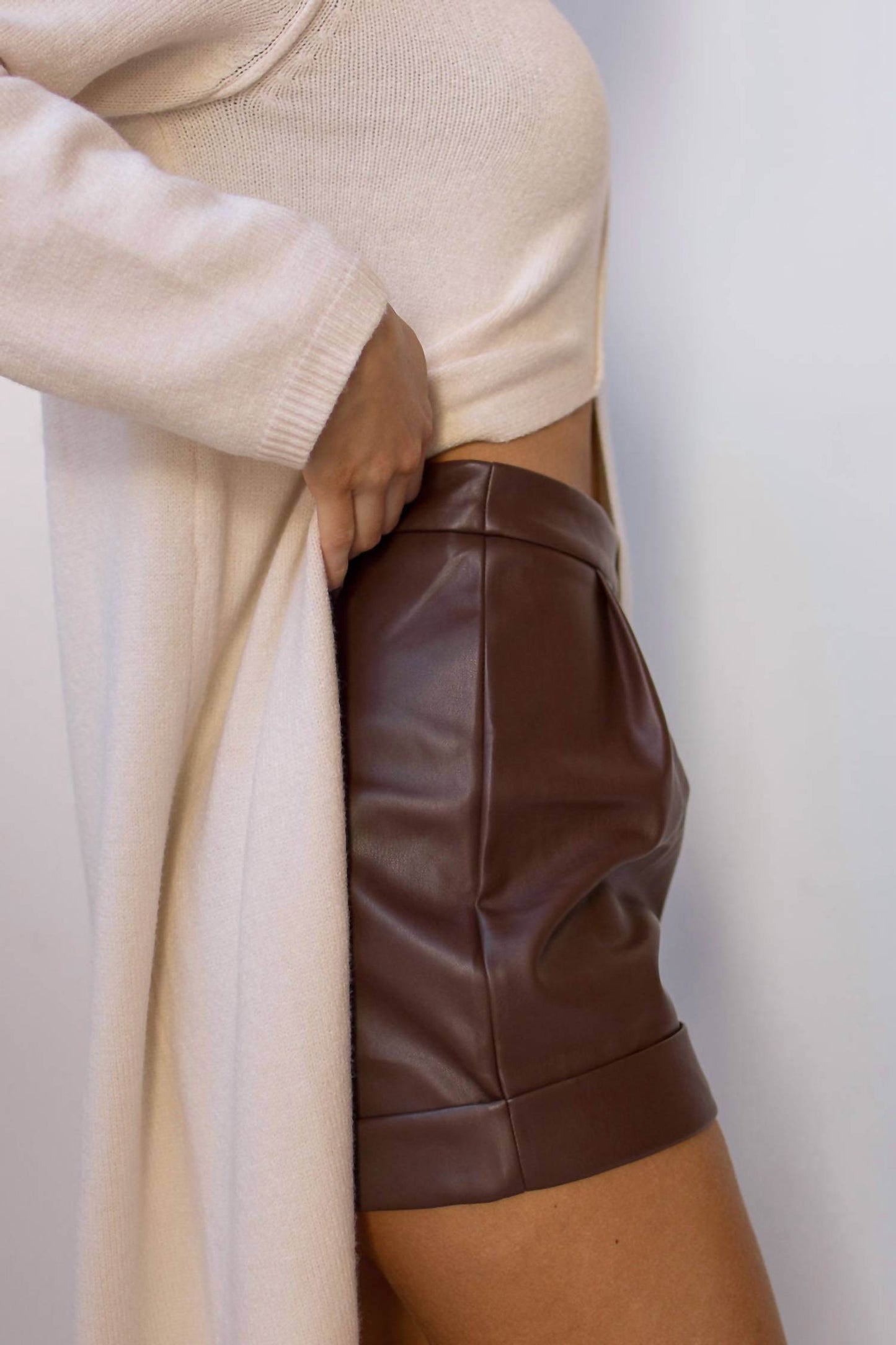 SIRENA - alice leather shorts - Rack Hunt -