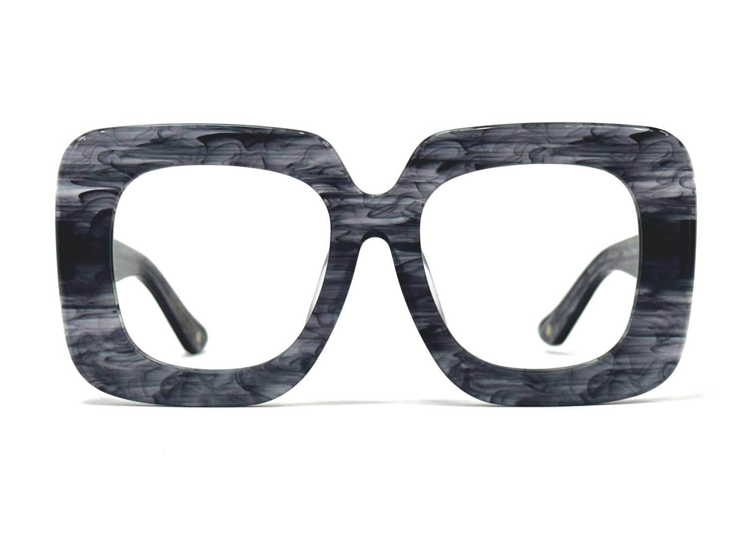 Kazoku Lunettes - Brazen Oversized Square Opthalmic Glasses - Rack Hunt -