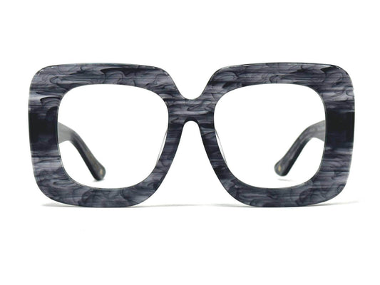 Kazoku Lunettes - Brazen Oversized Square Opthalmic Glasses - Rack Hunt -