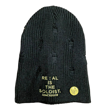 THE SOLOIST X RE:AL - Men's Straight Knit Beanie - Rack Hunt