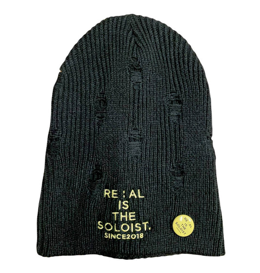 THE SOLOIST X RE:AL - Men's Straight Knit Beanie - Rack Hunt -