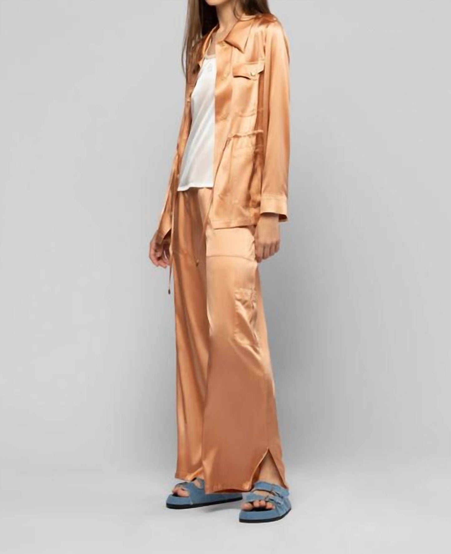 Vagnes Silk Safari Jacket