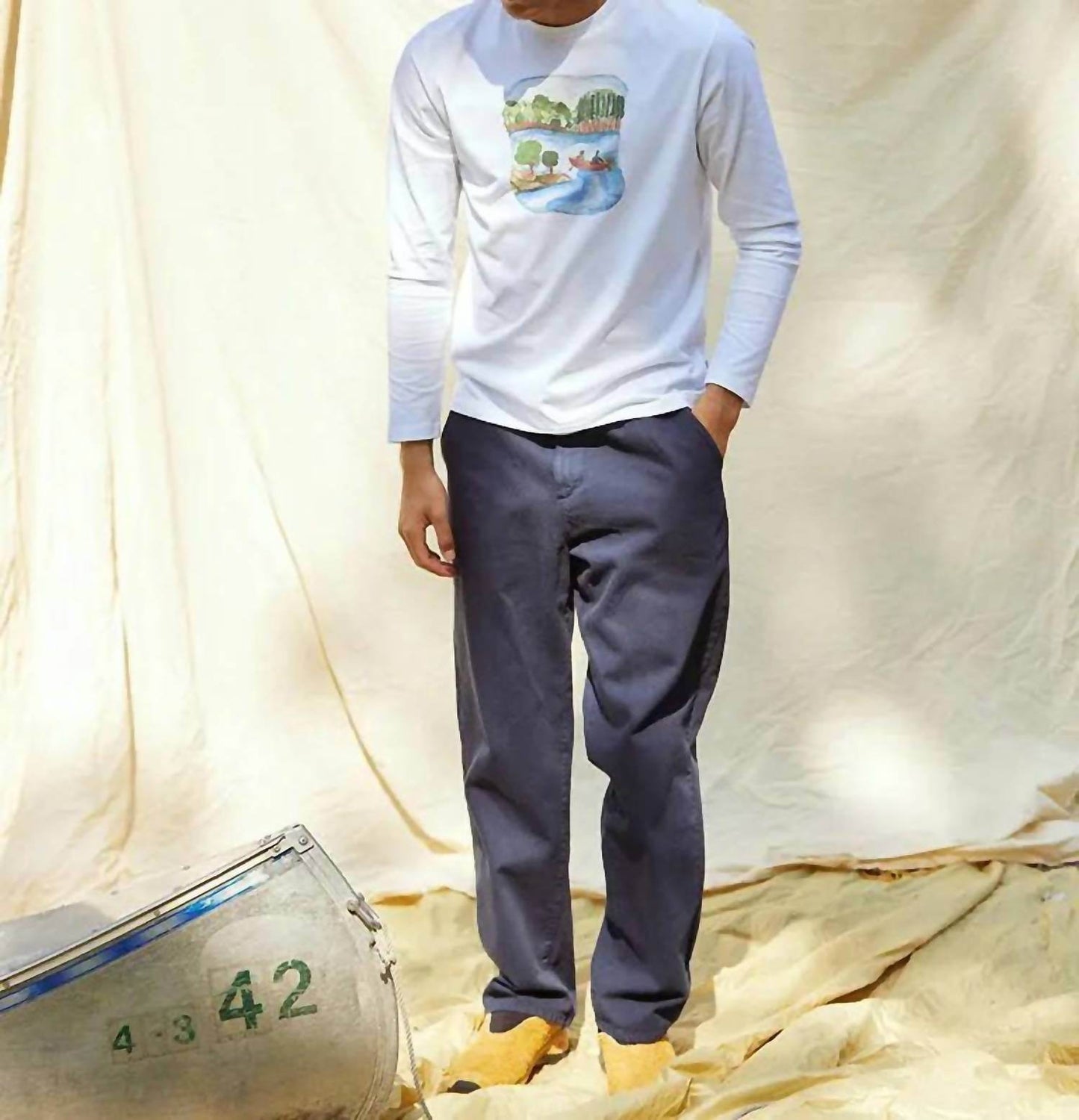 forét - Canoe Long Sleeve Tee - Rack Hunt -