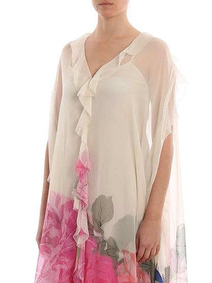 Valentino - Macro Camelia Evening Dress - Rack Hunt