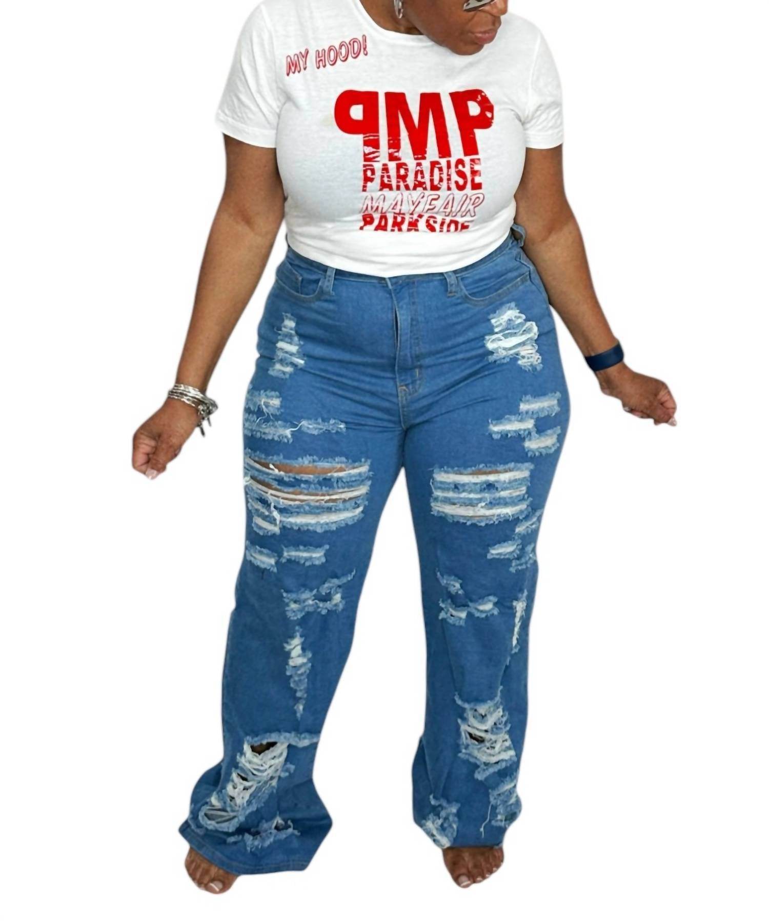 Loverly Fit - Distressed Jeans - Rack Hunt -