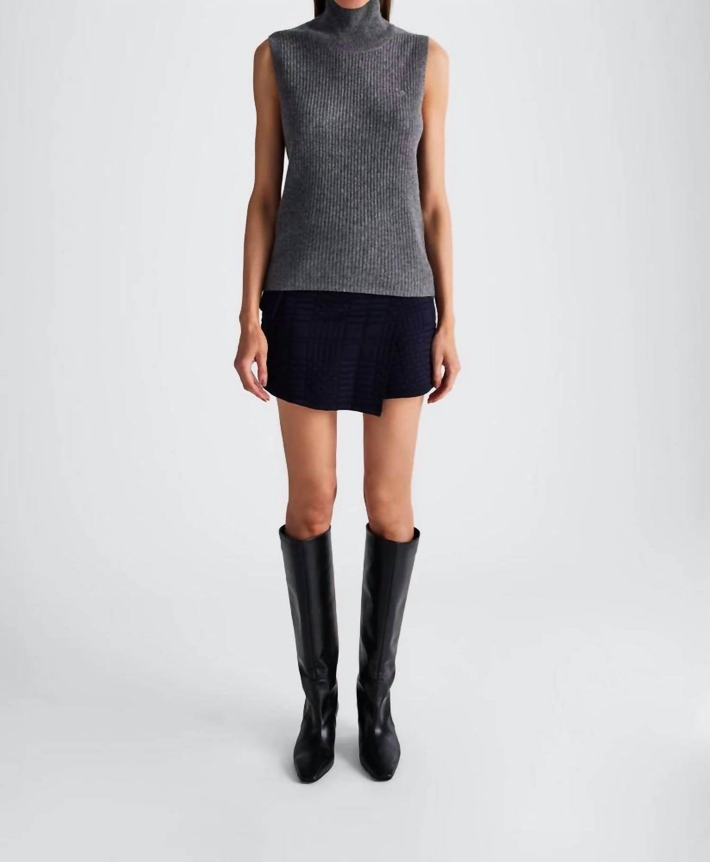 IN/ONE - Nola Cashmere Sleeveless Turtleneck - Rack Hunt -