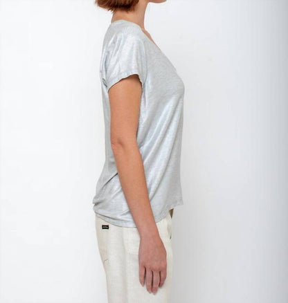 Liat V Neck Jersey Top