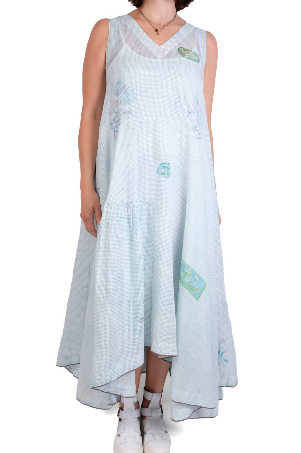 EKA Design Studio - Sleeveless V-neck Dress - Rack Hunt -