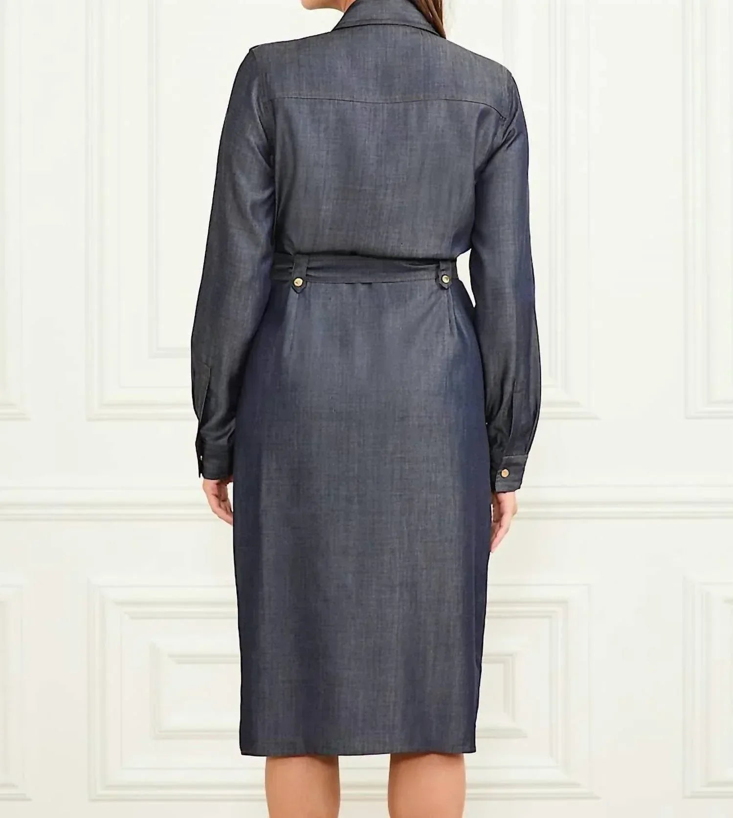 Marciano - Carla Safari Denim Midi Dress - Rack Hunt