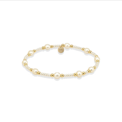 Women's Claire Beaded Bracelet With Pearls