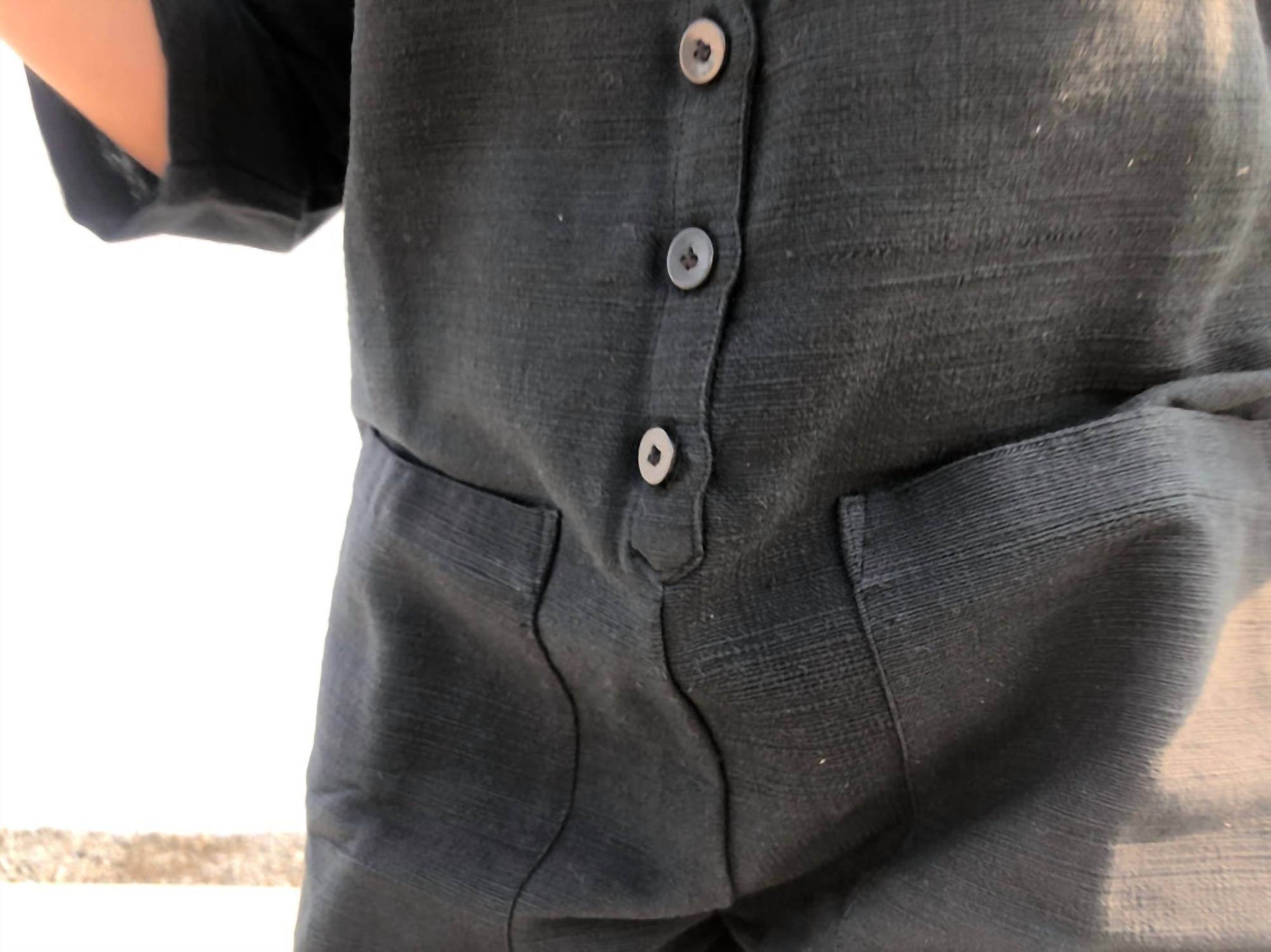 Happy French Gang - Textured Jumpsuit - Rack Hunt -