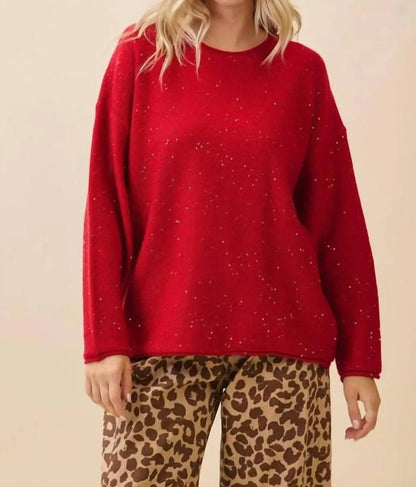 GeeGee X Lovelo - Ruby Glow Sweater - Rack Hunt