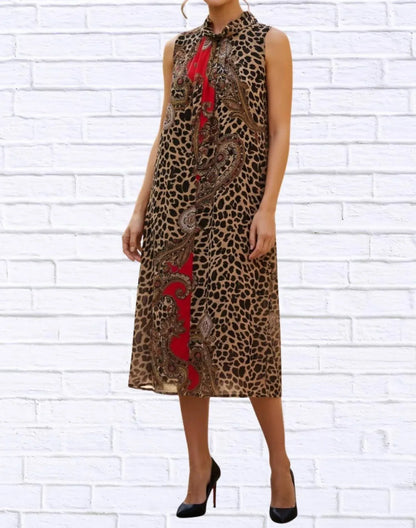 Diva USA - Print Sleeveless Maxi Dress - Rack Hunt