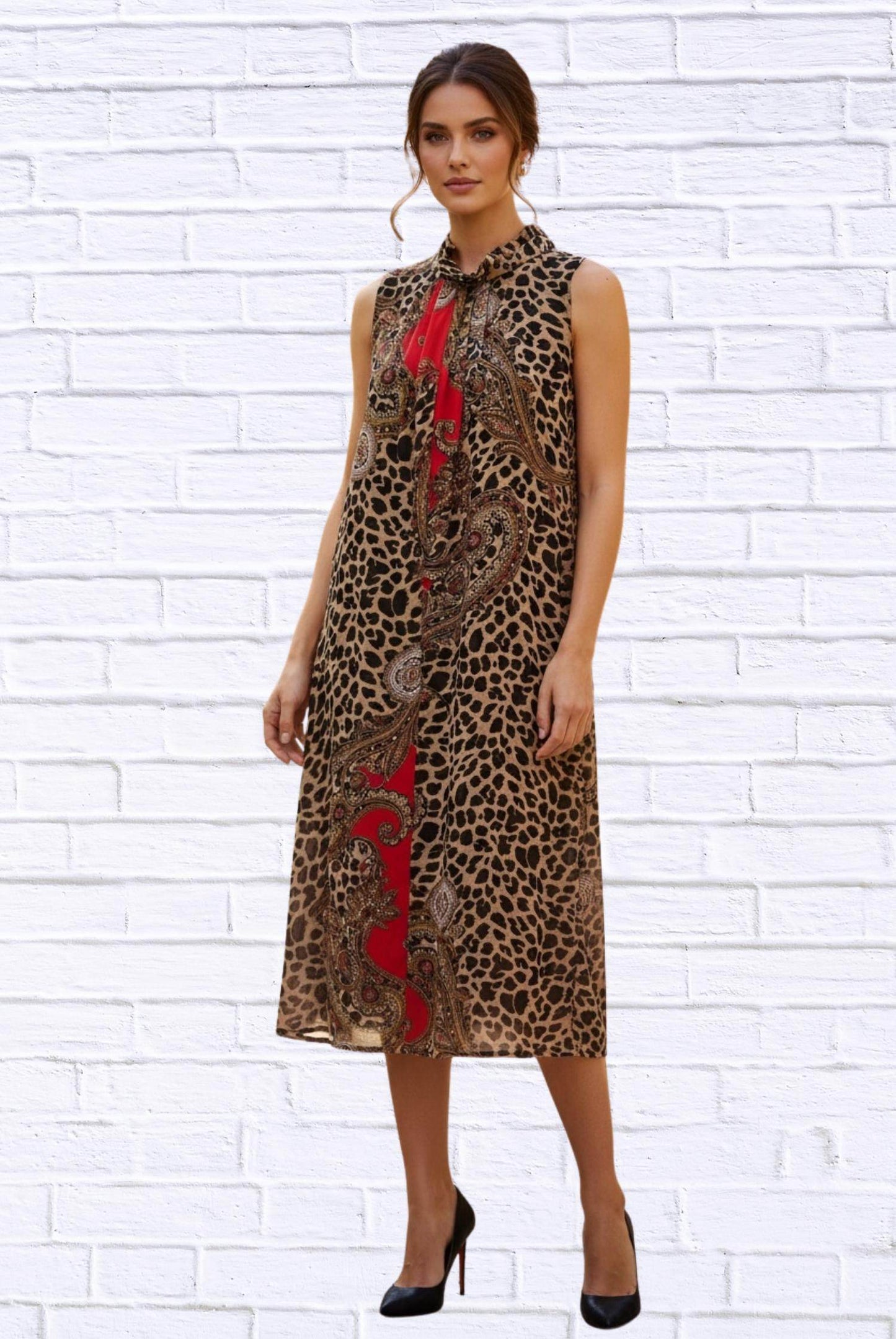 Diva USA - Print Sleeveless Maxi Dress - Rack Hunt -