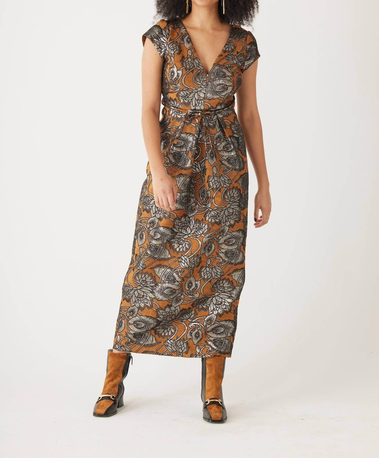 Rose Velvet - Rita Midi Dress - Rack Hunt -