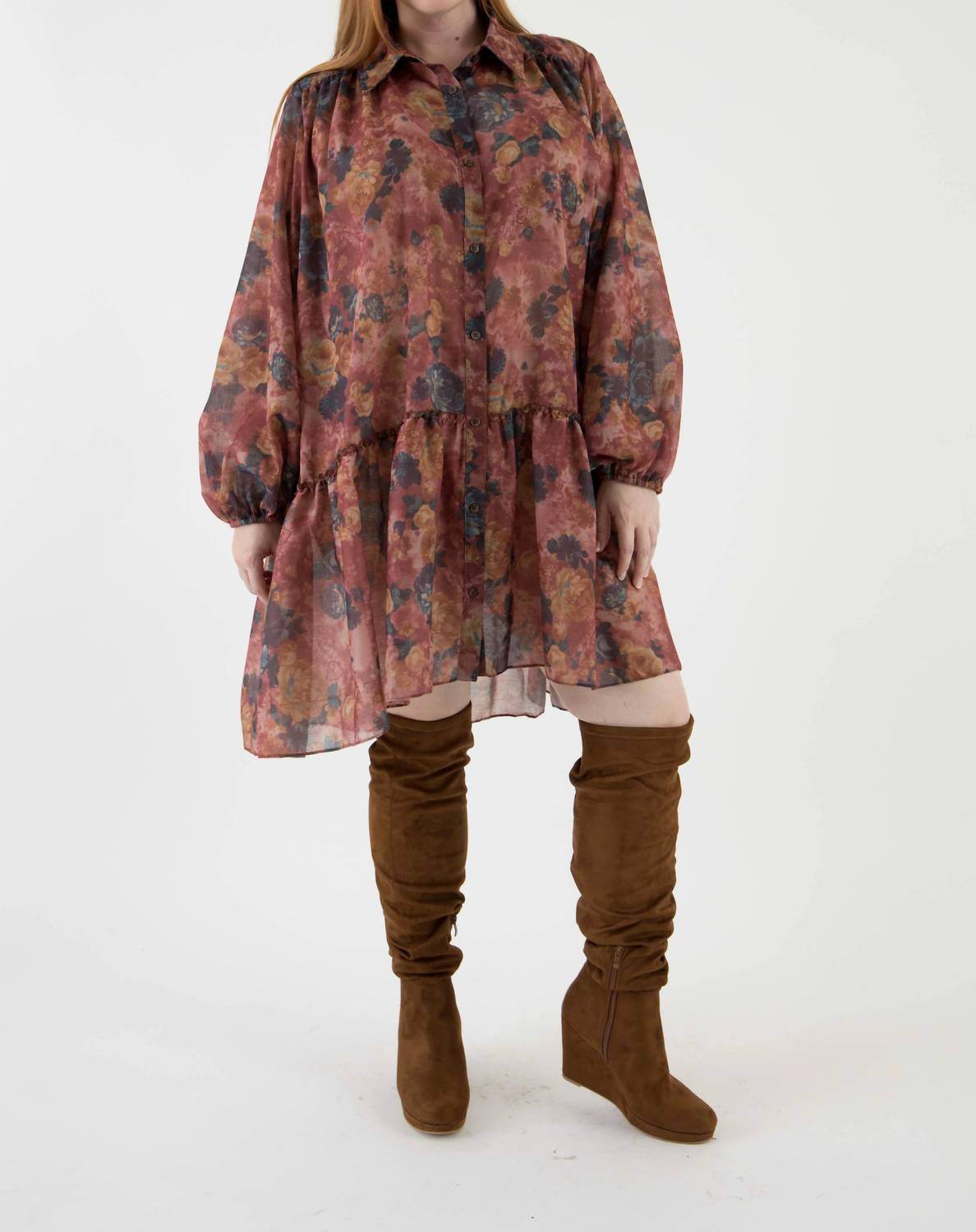 Sante Grace - Sarah Cotton Voile Tunic Dress - Rack Hunt -
