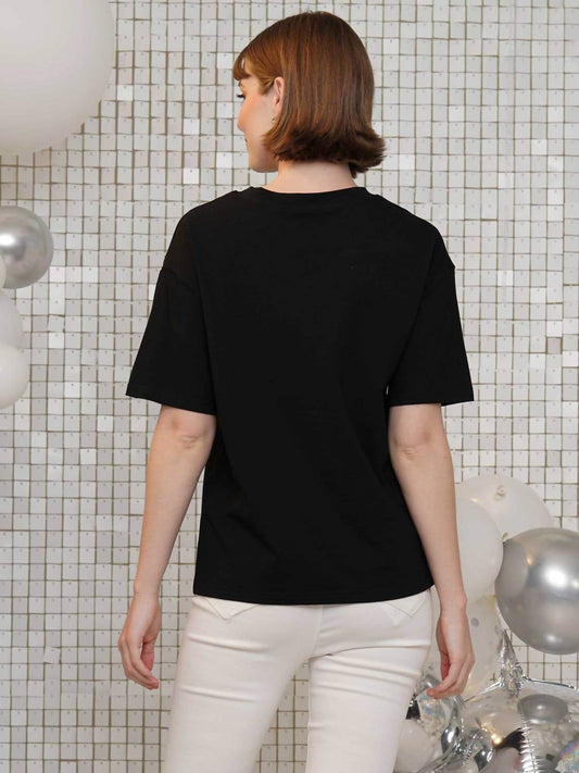 A Thousand Words - Glitter Bow Tee - Rack Hunt -