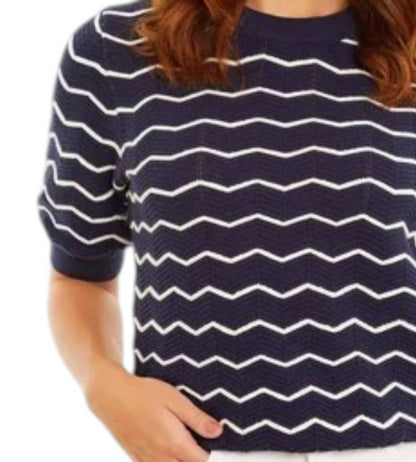 Tilda Chevron Stitch Crew Tee