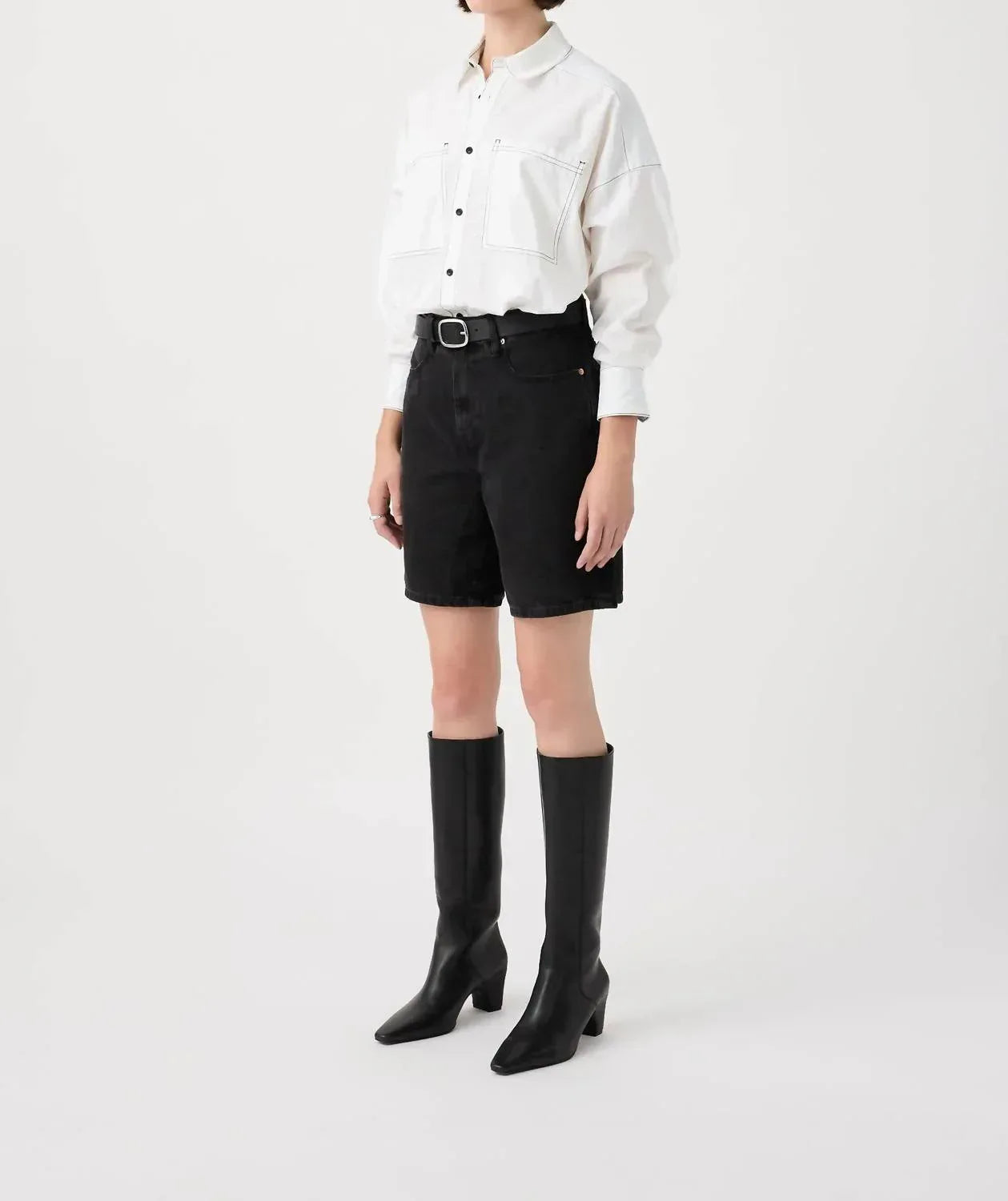 Outland Denim - Harry High Relaxed Short - Rack Hunt